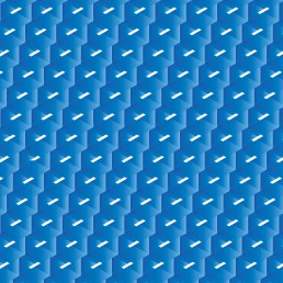 Blue Tesselate Pattern Design