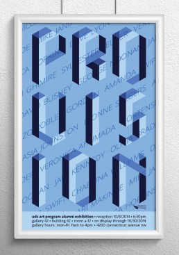 Provision Poster Design Blue