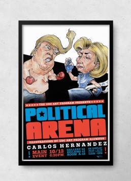 Political Arena Poster Design